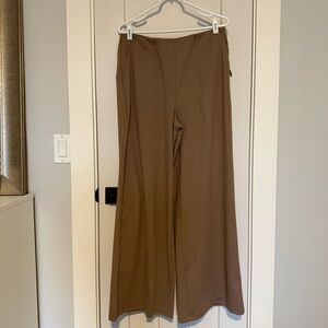 Old Navy Tan Powersoft Wide-Leg Pants with Pockets, size L